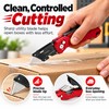 Folding Utility Knife for Box Cutting – Quick-Change Blade, Anti-Slip