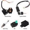 LAXEEM Complete Electrics Wiring Harness Kit, Coil Stator Solenoid Relay