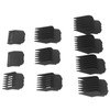 10pcs Hair Clipper Guide Comb Universal Clear Number Guide Comb