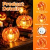KutaKuta 2Pcs Pumpkin Light, Halloween Pumpkin Night Light