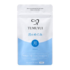 TUMUYUI 月のめぐみ女性向け 麹菌発酵大豆イソフラボン 更年活サプリ 90粒入り 約1ヶ月分