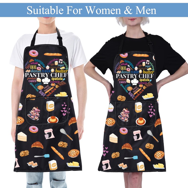 ENSIANTH Pastry Chef Apron Baker Gift Baking Kitchen Apron Pastry