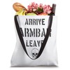 Vintage Jiu Jitsu Arrive Armbar Leave Grappling BJJ Tote Bag
