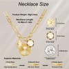 HERSIN Chunky Gold Necklace for Women Sun Heart Charm Choker