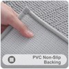 smiry Non Slip Chenille Bath Mat Set, Pack of 2,