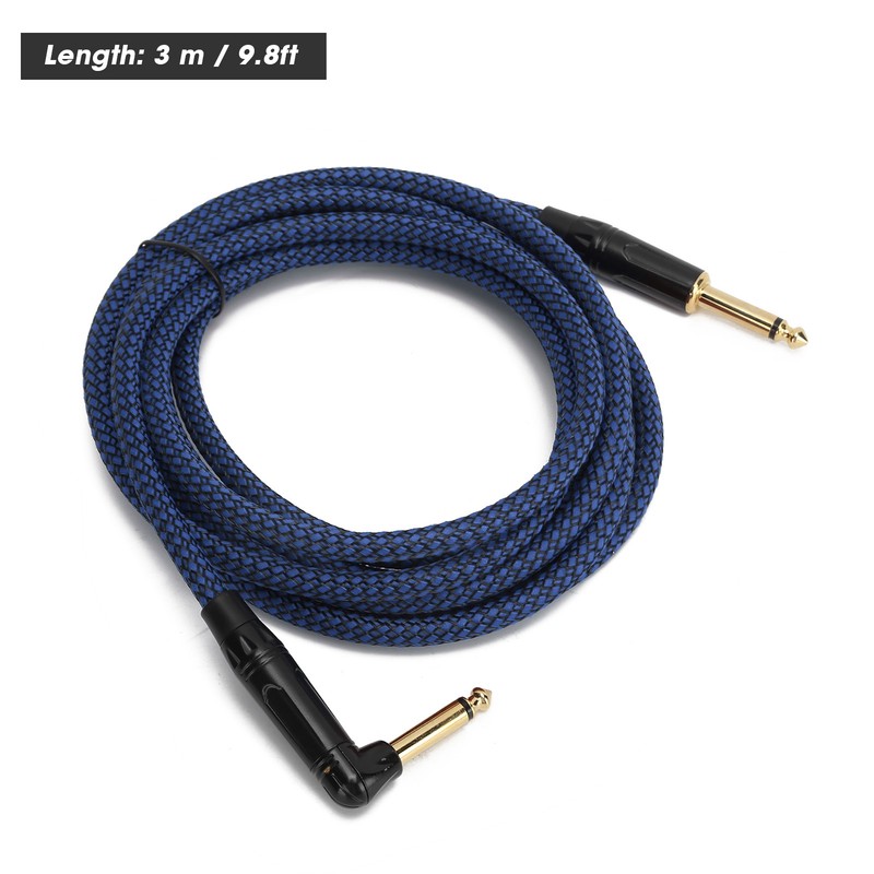 JORINDO Electric Guitar Amp Cord Audio Guitar Cable 6.35MM Instrument