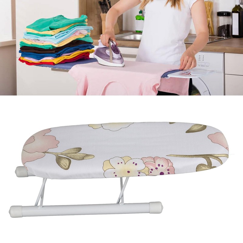 Duimimi Foldable Mini Ironing Board, Space Saving Tabletop Ironing Board,