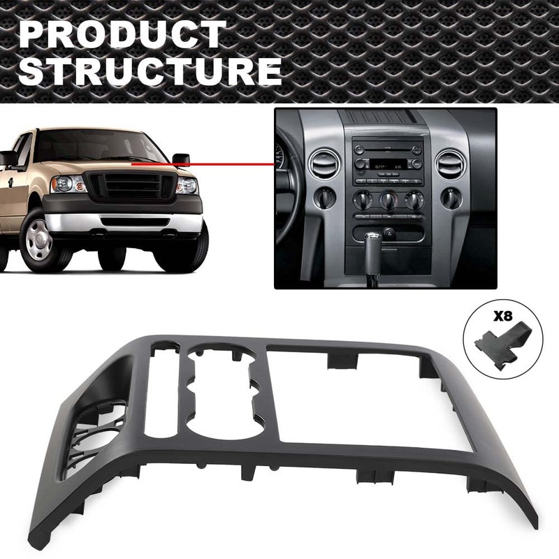 CROSSDESIGN Dash Radio Climate Bezel Center Trim Panel Compatible with