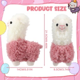 Guiqulai 6 Pcs Llama Stuffed Animal Llama Plush Alpaca Stuffed Animal Plush Dolls for Girls Boys Birthday