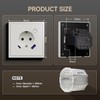 BSEED WLAN Socket with USB C Matt, 20 W Quick