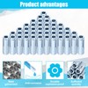 Blulu 50 Pcs 1/2"-13 Drop in Anchor Zinc Plated Inner