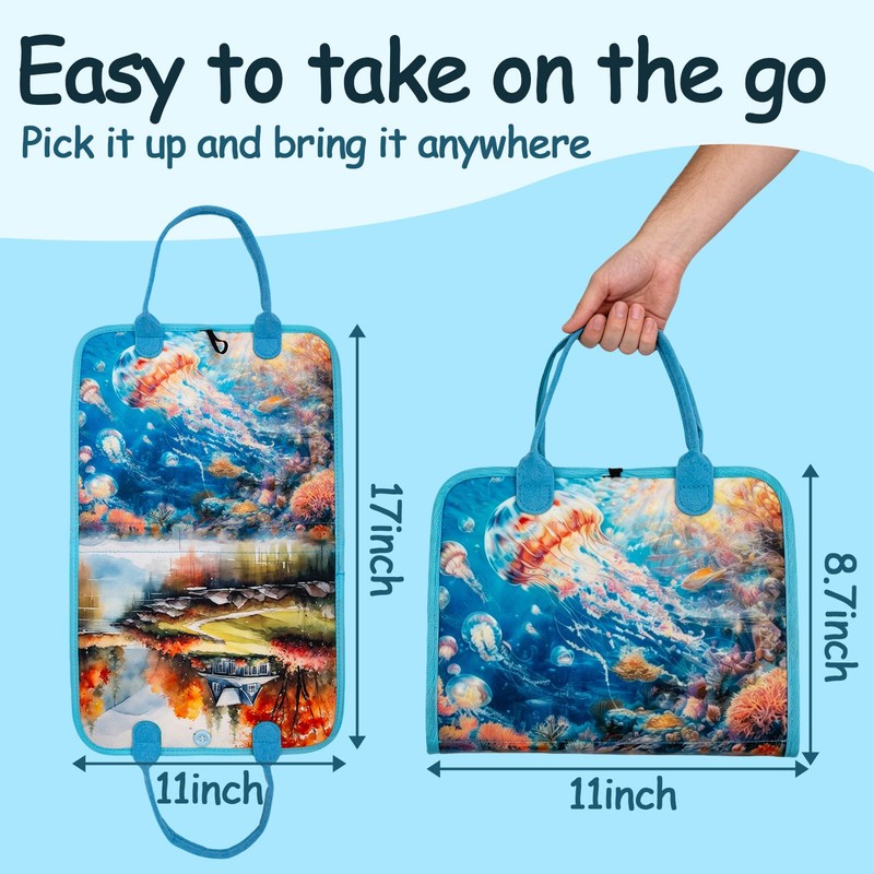 Fidget Blanket for Adults with Dementia, Dementia Fidget Toys for