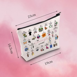 Gilmore Cosmetic Makeup Bag for Women Gilmore Tv Show Inspired Gift Gilmore Fans Gift Gilmore Merch (Gilmore Bag)