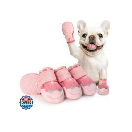 Aokown Dog Shoes for Large Dogs, Waterproof Dog Boots for Winter Snow, Summer