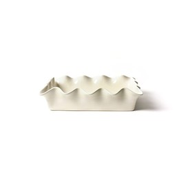 Signature White Ruffle 13in Casserole Dish