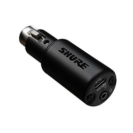 Shure MVX2U Interfaz de Audio Digital, Adaptador XLR a USB para Conexión Directa de Micrófono a Ordenador
