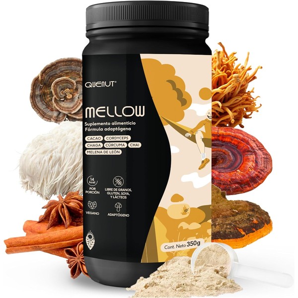 QUENUT | Mezcla de Hongos Adaptógenos en Polvo - MELLOW