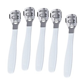 Healvian 5pcs Foot Cuticle Shaver Stainless Steel Pedicure Tools for Callus Dead Skin Remover