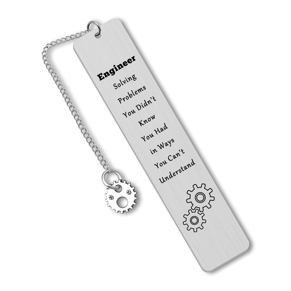 Bookmark for Engineer Engineering Gifts for Engineer Student Teacher Construction