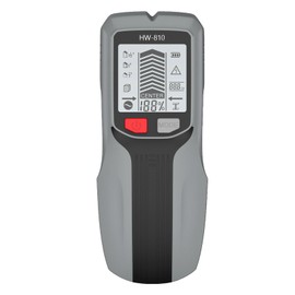 Stud Finder Wall Scanner, 6 In 1 Wall Scanner, Stud Detector, with Lcd Display, Rugged, Lightweight and Portable, Suitable for Wood, Metal and Ac Wire Detection(Gray)