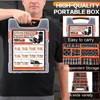180PCS Air Hose Push to Connect Fittings Kit, 1/8",1/4",5/16",3/8",1/2" &