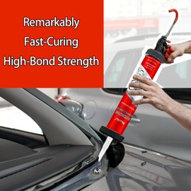 Polyurethane Windshield Sealant with Fast-Curing Formula - High Bond Strength Windshield Glue - Easy Car Window Sealant - Windshield Adhesive Sealant - Vehicle & RV Polyurethane Glue[4-Pack]