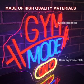 Lucunstar Gym Mode Neon Sign