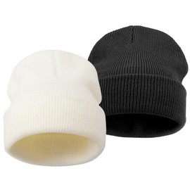 DRESHOW Toddler Beanie Kids Winter Hats Children Soft Knit Unisex Hat for Baby Boys Girls Warm Cap Beanies for 6-36 Months