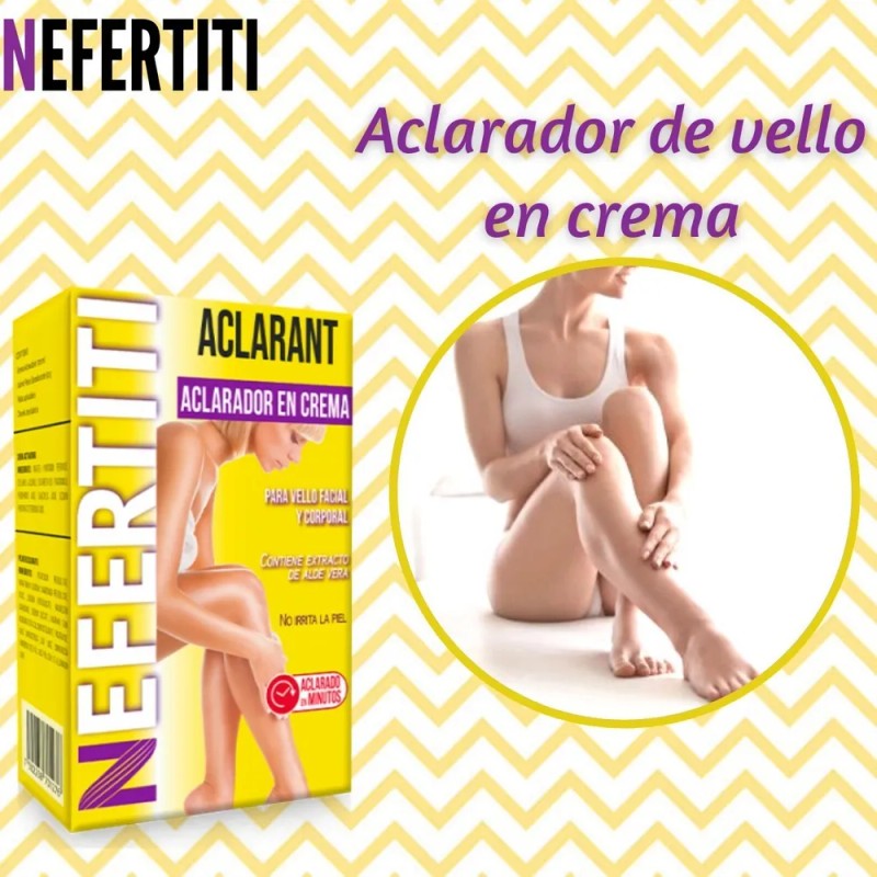 12 Aclaradores De Vello Facial Aclaran-t De Nefertiti Normal Día/noche