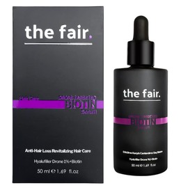The Fair Suero Capilar con Biotina Dirigido por Dron 50ML, Reduce la Pérdida de Cabello, Nutrición Profunda con Queratina y Vitaminas, Fortalece y Estimula el Crecimiento