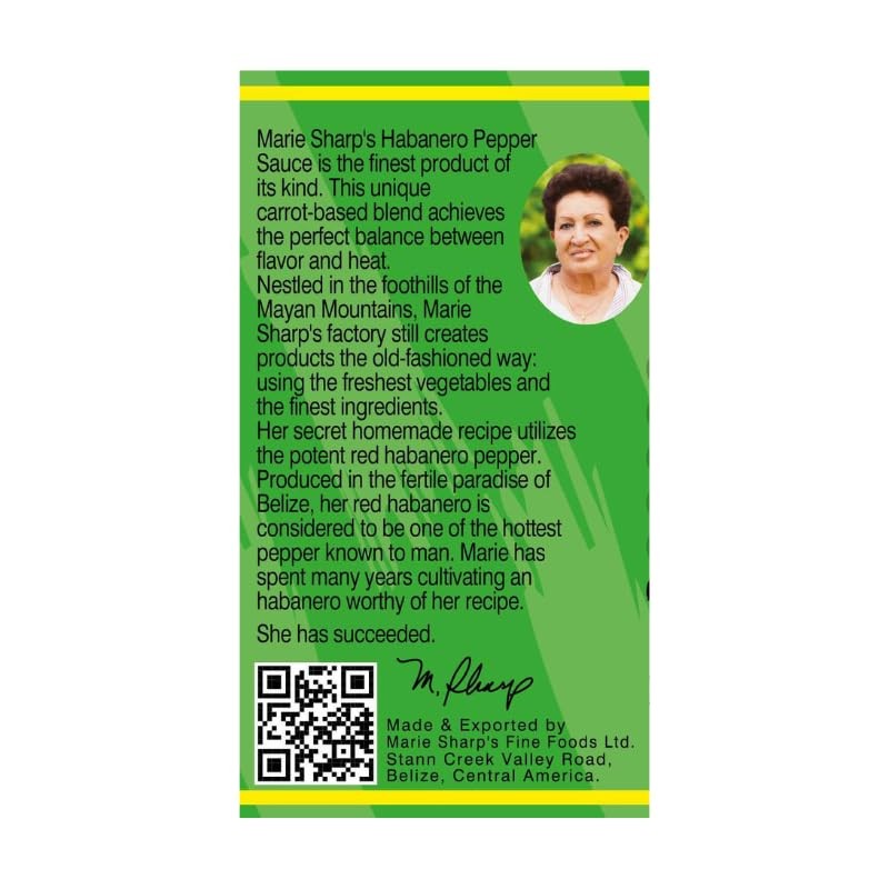 Marie Sharp’s Mild Habanero Pepper Sauce, 10 oz – Belizean