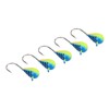 5 Pcs Ice Fishing Jigs Kit High Carbon Steel Ice