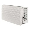 Indoor Air Conditioner Cover Window Unit AntiRust CreamyWhite 53.3x35.6x7.6cm with