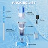 Cordless Pool Vacuum, 1950 GPH Powerful Suction, Handheld Pool Cleaner