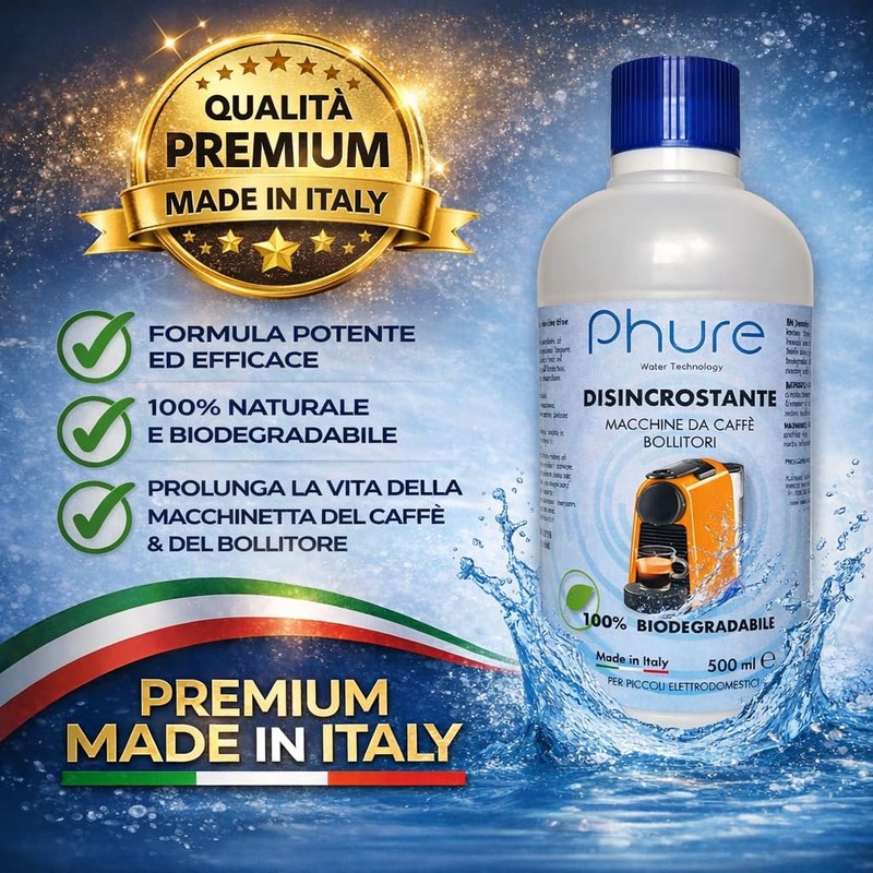 PHURE Bio Decalk Universal Descaler Natural Universal Descaler for All