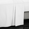 Bianca 400 Thread Count Cotton Sateen King Flat Sheet White