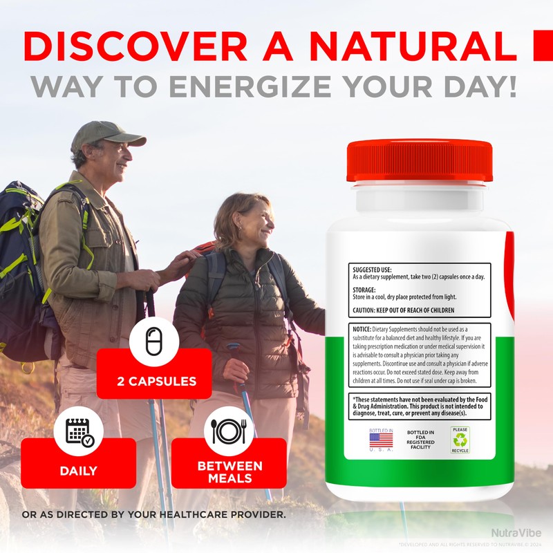 NutraVibe Procard Max, Pro Card Max Capsules, All-Natural Formula to