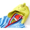 Franco Grinch Hoodiwinks Kid's Throw Blanket / Wrap & Hat