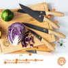 MasterChef Knife Set of 5 Kitchen Knives for Cooking (Paring,