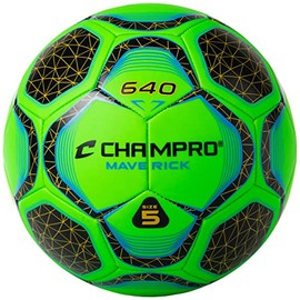 Champro Maverick Balón de fútbol, Talla 4, Color Verde óptico