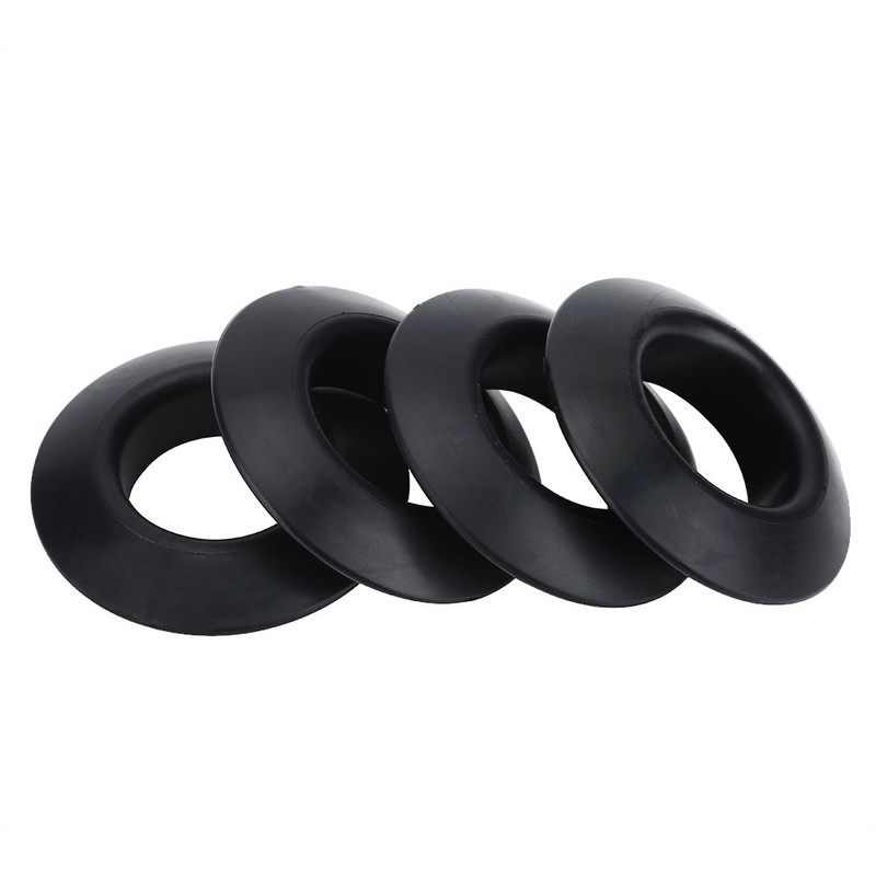 4 Piece Kayak Paddle Drip Rings Durable Practical Rubber Drip