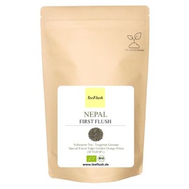 Tips - Nepal First Flush, Organic, Flight Tea, Harvest 2024, SFTGFOP1, Black Tea, Loose Leaves, 500 g, Tea Garden Guranse, Taste: Sparkling Floral