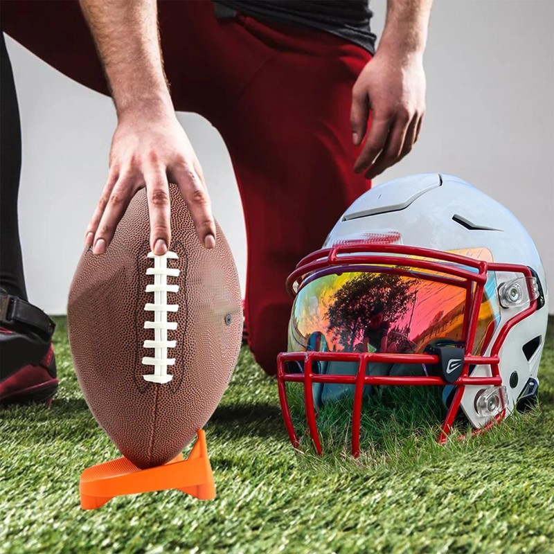 Football Kickoff Kicking Tee Durable Sturdy Rubber Rugby Kicking Tee