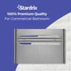 Stardrix Slim Brushed Stainless Steel Toilet Seat Cover Dispenser –