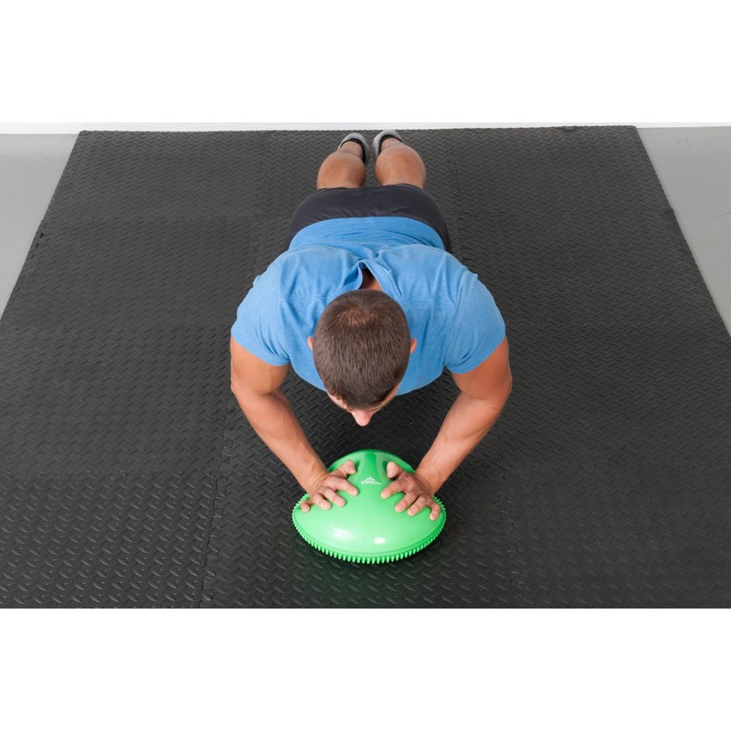 Black Mountain Products Exercise Balance Stability Disc with Hand Pump,