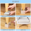 BOIVSHI Table Legs Extension, Height Adjustment, 4-Piece Set, Height 50mm,