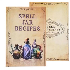 Witch Craft Spell Book,Portable Detailed Content Complete Book of Witch Craft | Wizard Supplies for Home School Travel Parties Gatherings