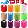 12 Pcs Vendas autoadhesivas, 5cm x 4.5M Cinta de Vendaje