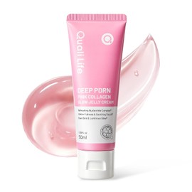 PDRN Pink Collagen Jelly Cream 5% Niacinamide + Salmon DNA | Face Moisturizer for Firming, Wrinkle Repair & Glass Skin, Dual Texture K-Beauty Gel Cream, 1.69 fl oz