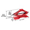 BIG RED T10152 Torin Steel Scissor Lift Jack Car Kit,